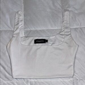Etiquette White Women's Tank Top